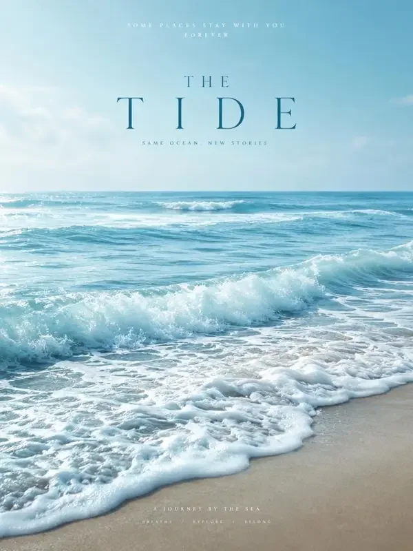 红果免费短剧《退潮之后》封面，海岸悬疑题材